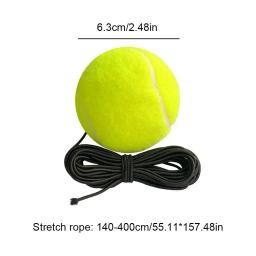 Treinamento de tênis Swingball com corda elástica, substituição bola, portátil, leve, único jogador prática - Image 4