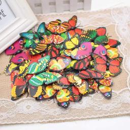 Conjunto de 10 ímãs de pvc para decoração de casa, borboleta, adesivos de parede, para quarto das crianças, diy, criativo, diy - Image 1