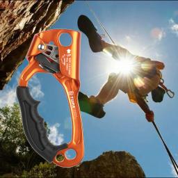 Mão ascendente portátil luz ergonômica liga permanente para rapel equipamento de engrenagem escalada montanhista equipamentos de ferragem - Image 6