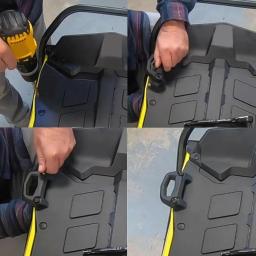 Conveniente carro tejadilho, suporte de bagagem, transporte de carga segura, compatível para Ski Doo LINQ 860201806 - Image 4