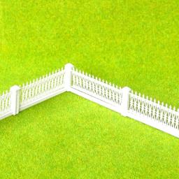 Miniatura Quintal Trilhos Cerca Do Jardim, DIY Dioramas Jardim, Ho Trem Ferroviário, Material De Layout De Cena, Modelo Em Escala 1:100-200 - Image 5