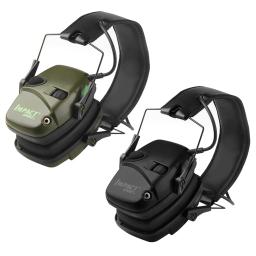 Tiro eletrônico tático Otimismo, esportes ao ar livre, fone de ouvido anti-ruído, amplificação do som de impacto, audição, original, 2 pcs - Image 1