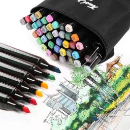 Conjunto de dupla cabeçada oleosa marcador, desenho do esboço à base de álcool, Graffiti Art Marker para Manga, Arte Escolar Suprimentos, 36 cores, 48 cores, 80 cores, 168 cores - Image 5
