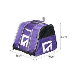 Saco de skate no gelo alça de ombro ajustável rolo skate transportadora saco de patinação no gelo mochila para hóquei de figura inline - Image 6