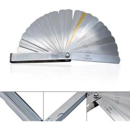 Conjunto de Medidor De Espessura Métrica, Lâminas De Medidor De Folha, Folhagem De Válvulas, Vela De Faísca, Ferramentas De Medidor De Lacuna, 32 Folhas, 1Pc - Image 3