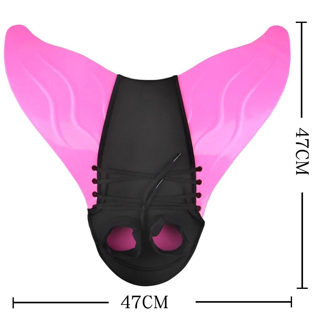 Nadadeiras de natação para crianças e meninas, Foot Flipping, Esportes aquáticos, Sapatos de treinamento, Single Fin, Mergulho, Bonito, Treinamento - Image 1