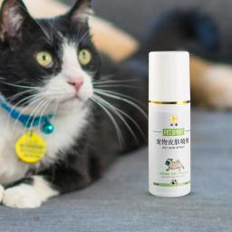 Auxílio curativo para cães e gatos, Spray para feridas, Reparação da pele, Spray anti coceira, Suprimentos de saúde, 100ml - Image 4