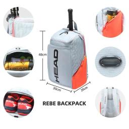 Cabeça original radical tênis mochila 2-pack raquetes saco masculino tenis feminino padel esportes mochila - Image 6