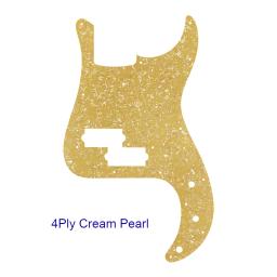 Peças de guitarra personalizada qualidade guitarra elétrica pickguard-para japão 4 cordas de precisão baixo p baixo guitarra pickguard placa de risco - Image 5