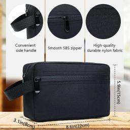 Bolsa de higiene pessoal impermeável para homens e mulheres Estojo cosmético de grande capacidade Bolsa de viagem portátil Beauty Wash Pouch - Image 5