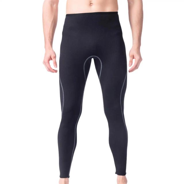 Calça de Neoprene Preta Masculina 3mm para Mergulho, Surf e Natação - Acessório Ideal para Conforto e Aquecimento