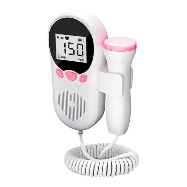 Monitoramento Preciso da Frequência Cardíaca Fetal com Doppler 3.0Hz: Ultra-Som Estetoscópio para Gestantes e Análise do Movimento Fetal