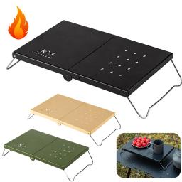 Mesa de acampamento portátil e dobrável, Mesas de café pequenas, Mesa de piquenique para caminhadas ao ar livre ultraleve, Mini mesa dobrável leve - Image 2