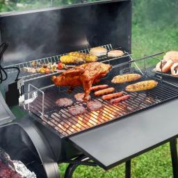 Kit Rotisserie Grill Automático Universal, Motor elétrico 4W, Cuspir Rod, Garfo, Acessórios para churrasco - Image 6