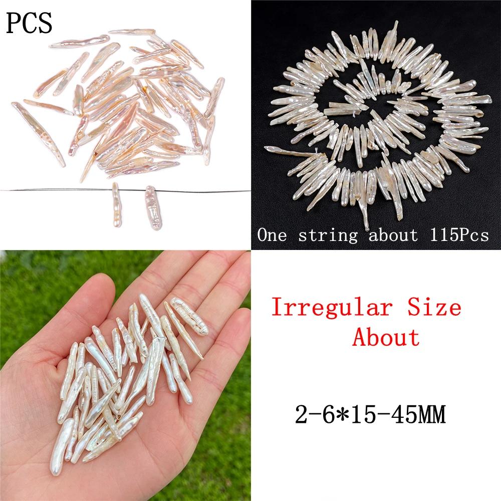 Luxo barroco pérolas de água doce irregular pérolas brancas pingente charme para fazer jóias diy colar pulseiras brincos - Image 1