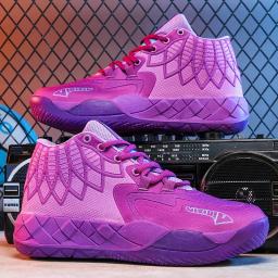 Tênis confortáveis de basquete masculino, sapatos antiderrapantes, treinamento de ginástica, sapatos esportivos respiráveis, resistentes ao desgaste, moda - Image 5