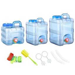 Portátil Camping Water Container, tanques de água pura, produto comestível, de grande capacidade com torneira, suprimentos ao ar livre, 7.5 L, 10 L, 15L - Image 5