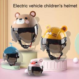 Capacete de absorção de choque para crianças, Capacete conveniente do ciclismo, Capacete respirável dos desenhos animados do bebê, Aparência adorável - Image 4