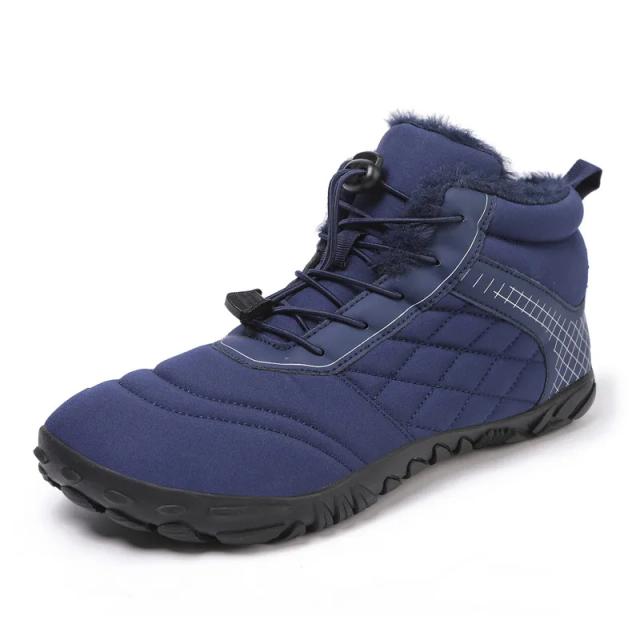 Botas de Caminhada Minimalista Zero Drop Femininas e Masculinas Inverno Impermeável Ampla Caixa de Dedo Quente Tornozelo