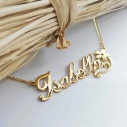 Colares personalizados com nome para mulheres e meninas, jóias personalizadas, nota musical, coração, beleza - Image 1