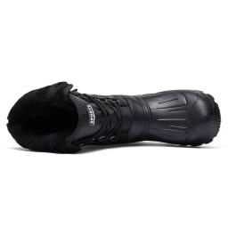 2025 novas botas de inverno masculinas plataforma botas de neve quente grosso pelúcia à prova dwaterproof água botas de trabalho de pesca ao ar livre plus size 40-46 - Image 6