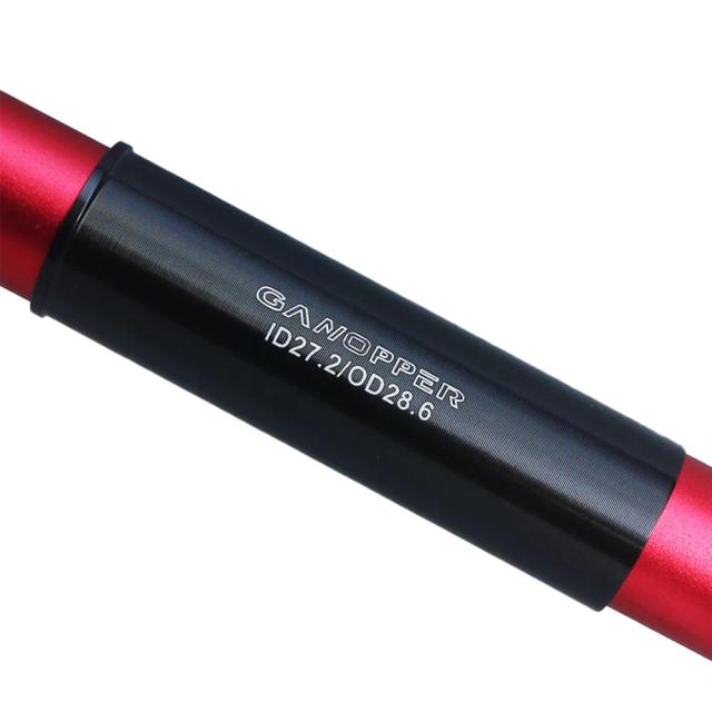Adaptador Canote Seatpost Bicicleta AL6061-T6 Preto Anodizado 100mm