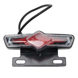Turn Signal Rack traseiro para bicicleta elétrica, Ebike Taillight, luz da lâmpada, Acessórios Scooter, 12V, 36V-60V - Image 3