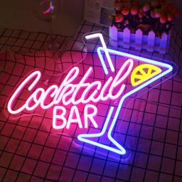 Ineonlife Beer Bar Série Neon Sign Luzes LED, Shop Sign, Decoração da parede, Cocktail, Clube, Home Room, Party Decor - Image 3