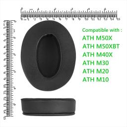 Earpads de substituição para fones de ouvido, almofadas, almofadas para Audio-Technica, ATH-M50X, ATH-M50, ATH-M40, ATH-M40X, ATH-M40FS,, 1 par - Image 3