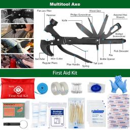 Kit De Primeiros Socorros Militar, Conjunto Completo, Equipamento Ao Ar Livre, Kits De Emergência, Acampamento, Caminhadas, Aventuras, Saco De Trauma - Image 2