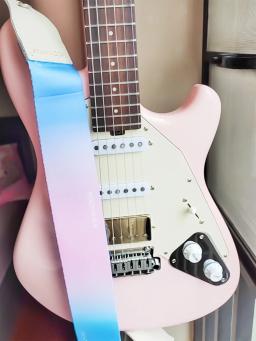 MOONWALK correias de guitarra correia larga com estampa estilosa e comprimento ajustável juntas de couro para guitarra, guitarra elétrica e baixo - Image 5
