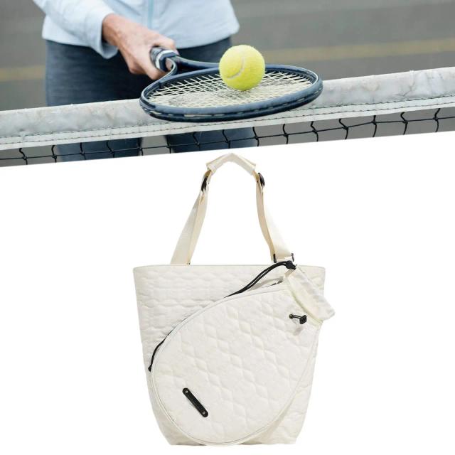 Bagagem Multifuncional para Tênis com Alça Ajustável - Grande Duffel para Tênis, Fitness e Pickleball