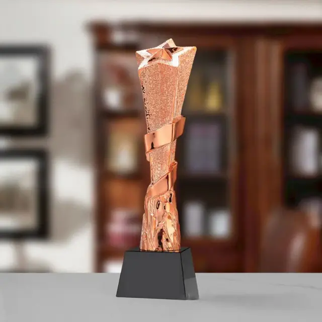 Troféu de Resina para Canto e Dança - Prêmio de Ouro, Prata e Bronze para Competição Escolar