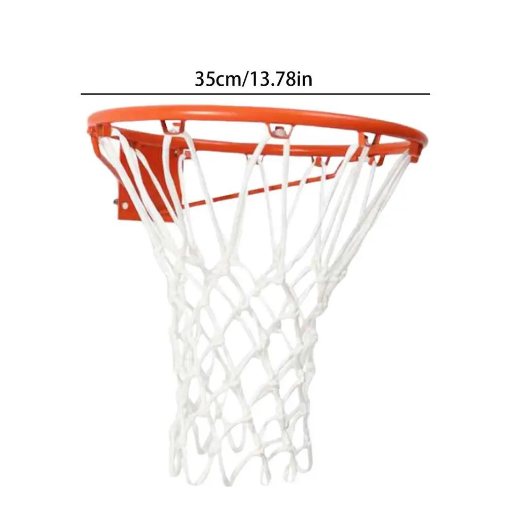 Aro de Basquete de Parede, Rede Goal Rim, Interior e Exterior, Rede de Cesto Suspenso, Rede Esportiva, 35 cm, 45cm - Image 1