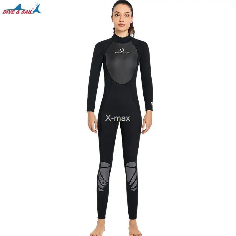 Wetsuit de neoprene premium para homens e mulheres, ternos de mergulho, atletas profissionais, surf molhado, mergulho, 3mm - Image 1