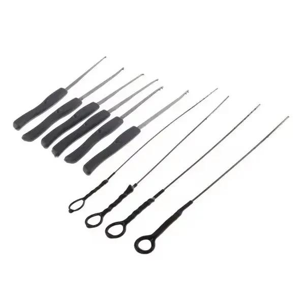 Conjunto de 27 Peças de Ferramentas para Remoção de Chaves Quebradas e Ganchos - Extrator Automático e Suprimentos para Serralheiro DIY