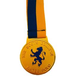 Medalha de esportes com logotipo personalizado em relevo em ouro/prata/chapeamento de bronze com medalha de fita -- 57.2mm de diâmetro -- 200pcs - Image 3