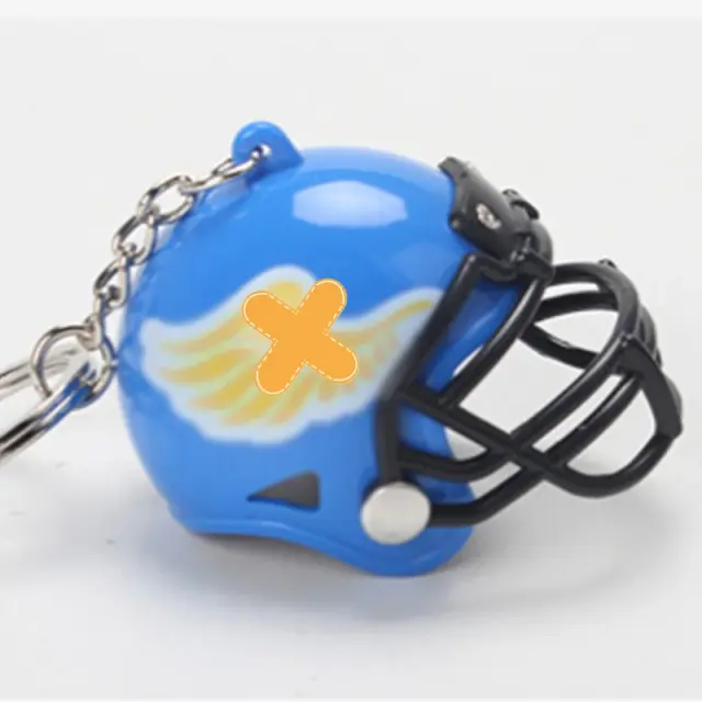 Chaveiro de Capacete de Futebol Americano - Presente Perfeito para Fãs de Esportes e Rugby