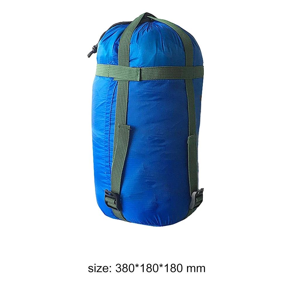 À prova d'água Compressão Stuff Sack Outdoor Camping Saco de dormir Saco de armazenamento de nylon para viagens Caminhadas 5 cores - Image 1