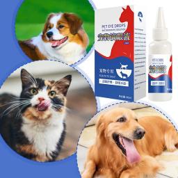 Colírio seguro e suave para cães e gatos, Olhos calmantes, Comichão e irritação, Colírio para cães - Image 3