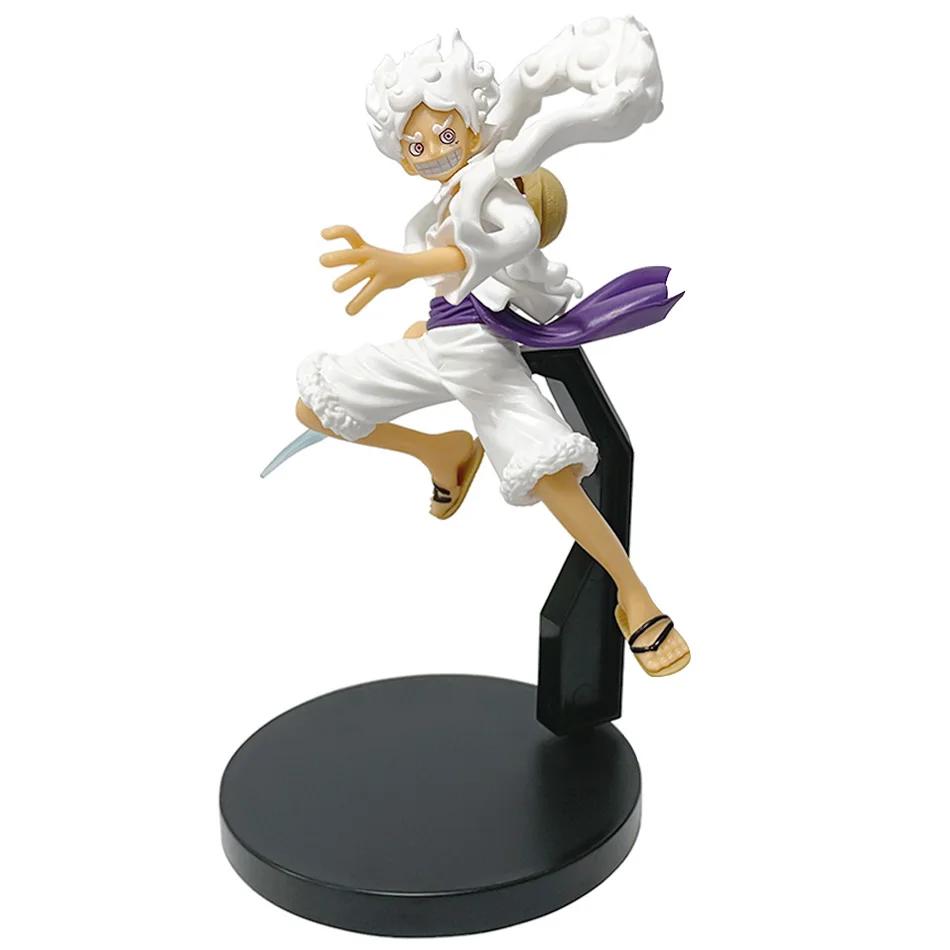 Anime uma peça figura brinquedo 18cm nika macaco d luffy figuras de ação bonecas pvc modelo estátua colecionável brinquedo presente em estoque - Image 1
