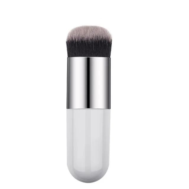 Nova moda chubby pier fundação escova plana creme pincéis de maquiagem profissional cosméticos escova destaque solto pó brus - Image 1