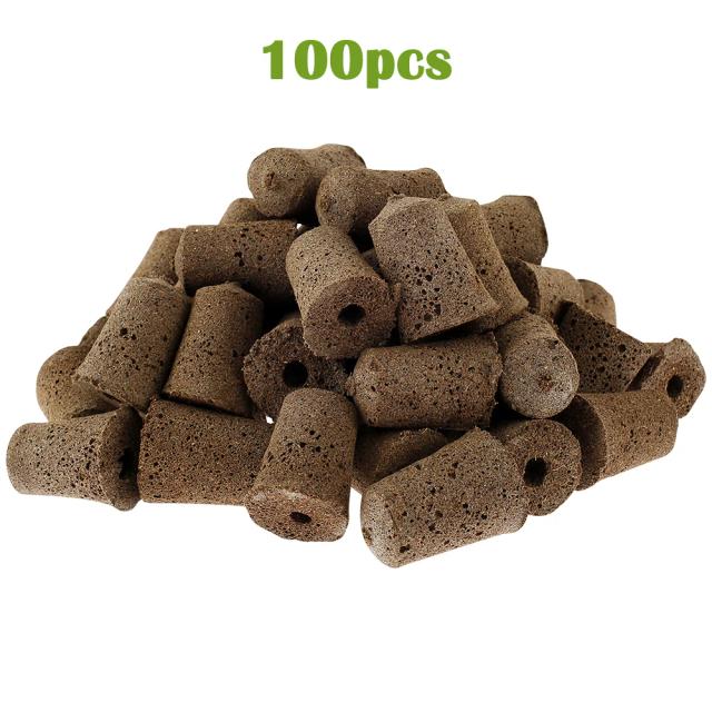 Esponjas de Crescimento Hidroponia Starter 50/100 Peças - Raiz Absorvente de Água