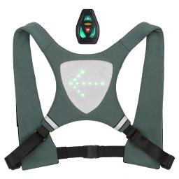 USB Reflective Vest Mochila com LED Turn Signal Light, Controle Remoto, Safety Bag, Equipamento para Ciclismo, Corrida, Corrida, Esporte ao ar livre - Image 2