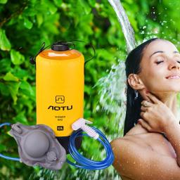 12l acampamento ao ar livre chuveiro saco de água aquecimento solar chuveiro portátil acampamento caminhadas escalada equipamento banho ducha portatil acampamento - Image 3