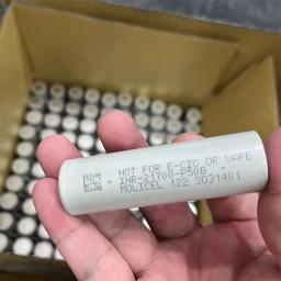 Marca original molicel INR21700-P50B 5000mah 50a bateria recarregável p50b 21700 baterias de íon-lítio série b células carregamento mais rápido - Image 5