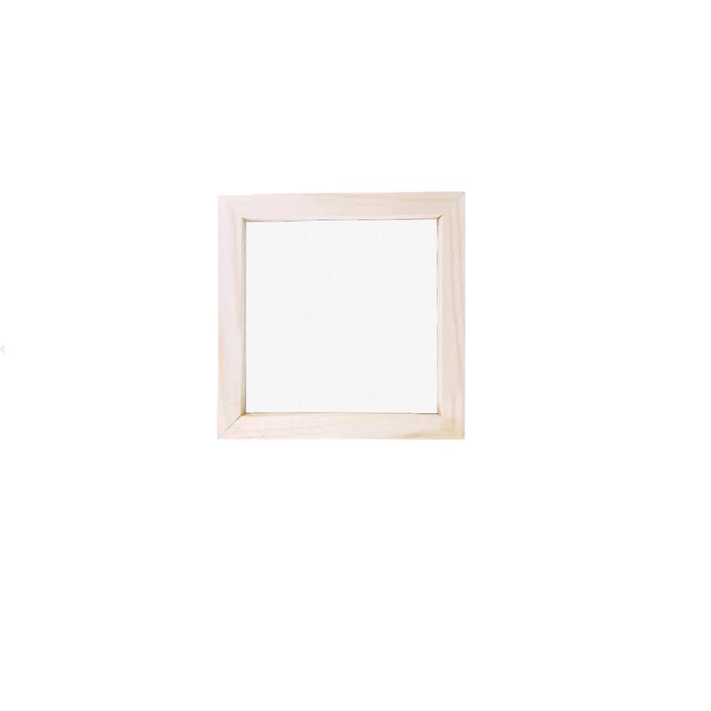 Artesanato Reciclagem Papel Fazendo Kit, Moldura De Tela De Artesanato De Arte, Papel Fazendo Tela De Madeira Suporte De Papel Molde Molde De Tela - Image 1