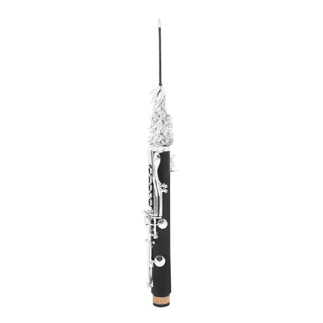 Escova de Limpeza para Clarinete com Fio de Algodão para Manutenção de Instrumentos de Sopro