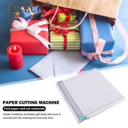 Aparador De Papel Scoring Board Craft Paper Cutter Photo Scrapbook Blades Cutting Machine Folding e Scorer para Foto 36x35cm - Image 2