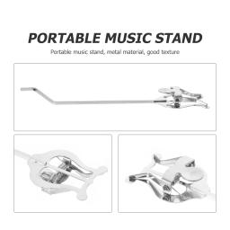 Music Stand Metal Suportes, Tuba Marchando Lira, saxofone, Marchando Lira, Saxofone Alto Folha, Clip Stand, Aço Inoxidável Sax - Image 6